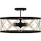 Quoizel Semi-Flush Mount Semi Flush 4 Lights Matte Black QSF5632MBK - alternate 3